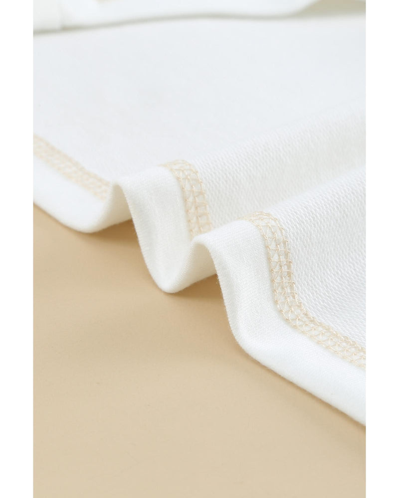 Azura Exchange Colorblock V Neck Long Sleeve Hoodie - L