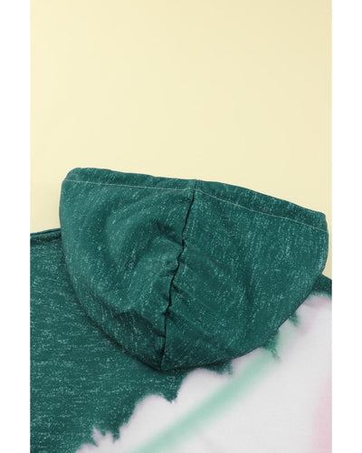 Azura Exchange Tie Dye Print Hooded Sweatshirt with Pocket - XL