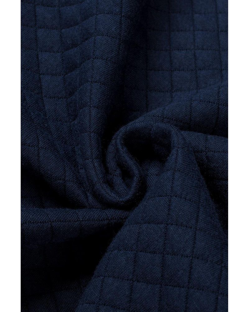 Azura Exchange Luxury Waffle Zip Up Sweatshirt - S