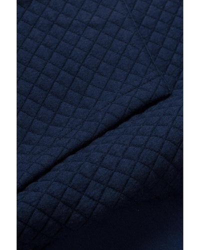 Azura Exchange Luxury Waffle Zip Up Sweatshirt - S