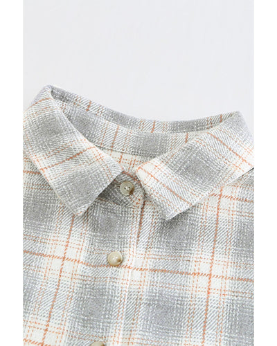 Azura Exchange Plaid Buttoned Shirt - 2XL