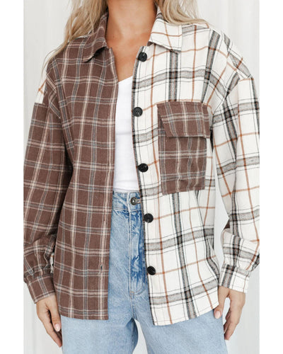 Azura Exchange Plaid Oversized Shirt - XL