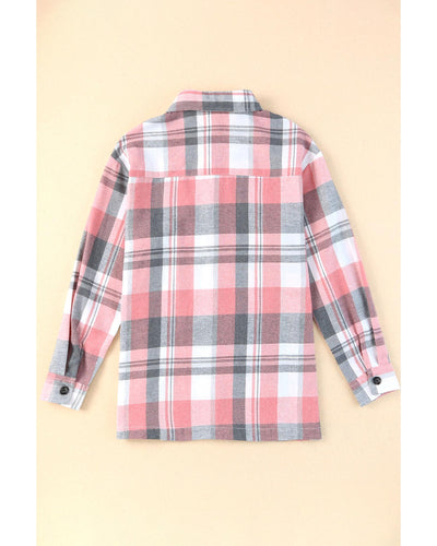 Azura Exchange Button Up Plaid Shirt - L
