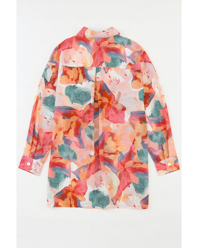 Azura Exchange Printed Loose Shirt - M