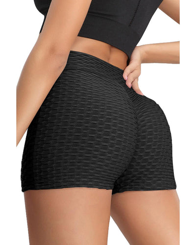 Azura Exchange High Waist Butt Lift Workout Shorts - L