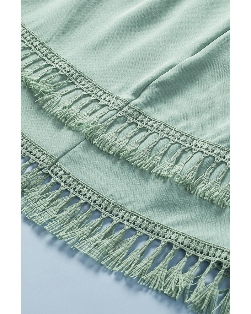 Azura Exchange Tassel Zip-up High Waist Mini Skirt - XL
