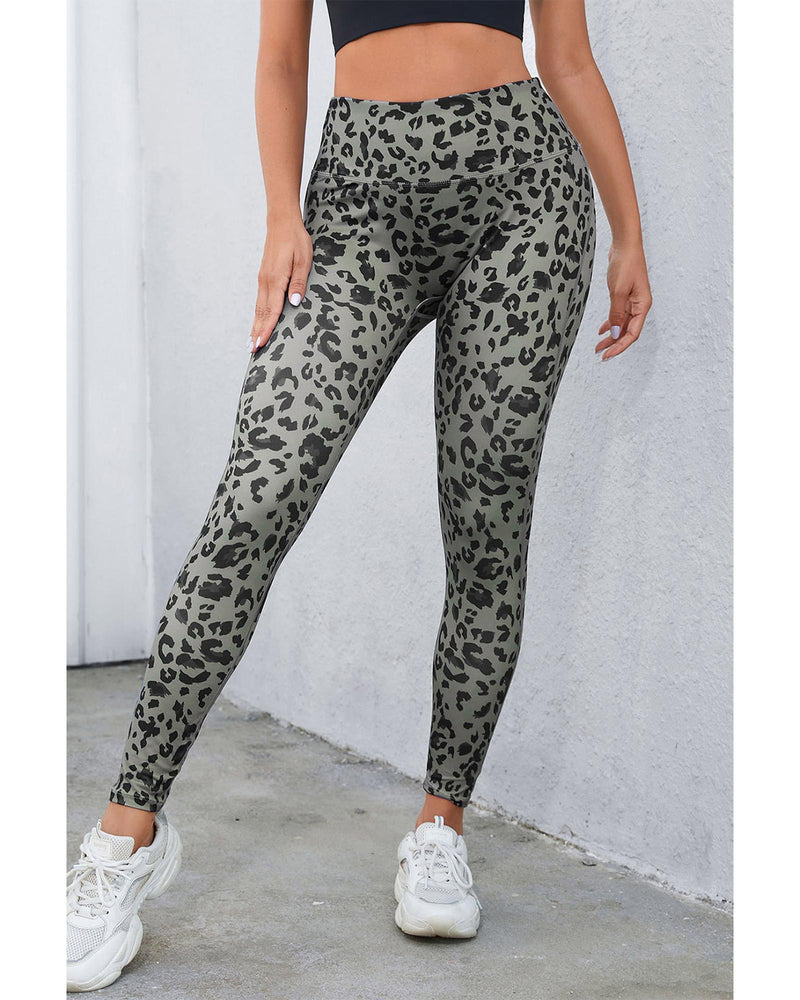 Azura Exchange Leopard Print Active Leggings - S