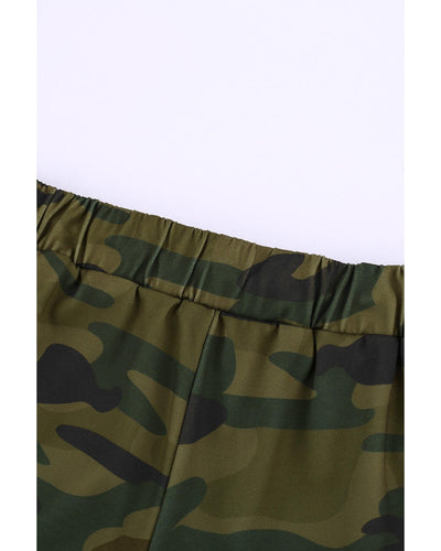 Azura Exchange Drawstring Camouflage Shorts - XL