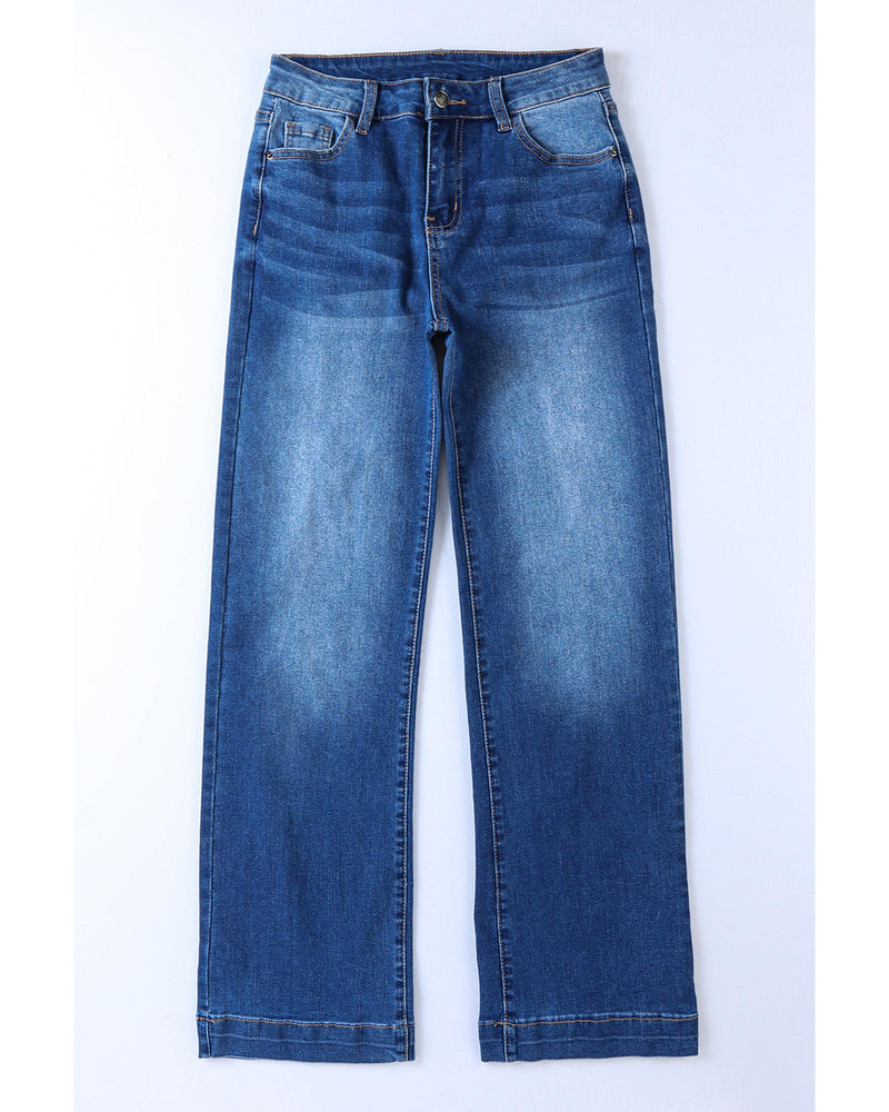 Azura Exchange Wide Leg High Rise Jeans - 16 US