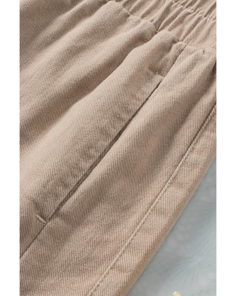 Azura Exchange Smocked Elastic High Waist Shorts - 10 US
