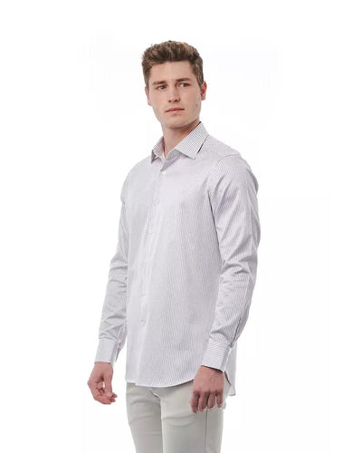 Bagutta Men's White Cotton Shirt - S