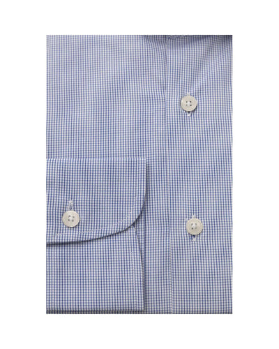 Bagutta Men's Light Blue Cotton Shirt - XL