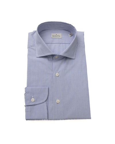 Bagutta Men's Light Blue Cotton Shirt - 2XL