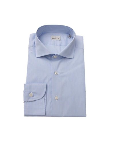 Bagutta Men's Light Blue Cotton Shirt - 2XL