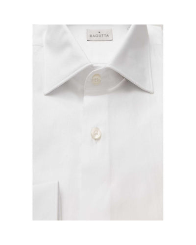 Bagutta Men's White Cotton Shirt - XL