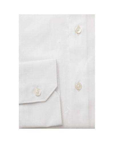 Bagutta Men's White Cotton Shirt - XL