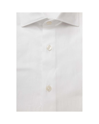 Bagutta Men's White Cotton Shirt - XL