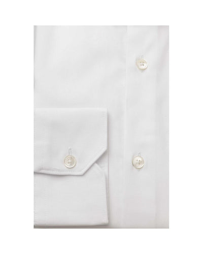 Bagutta Men's White Cotton Shirt - 44 IT