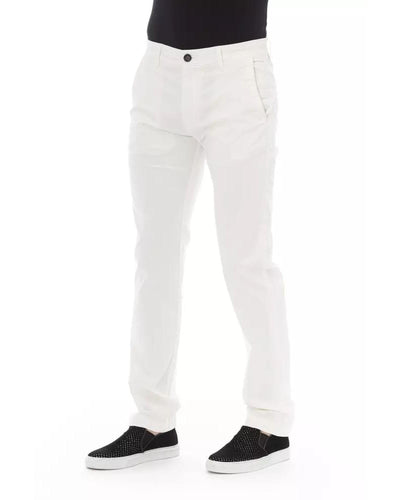 Baldinini Trend Men's White Cotton Jeans & Pant - W32 US