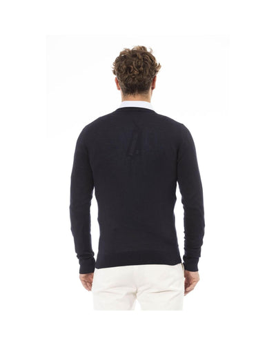Baldinini Trend Men's Blue Modal Sweater - 50 IT