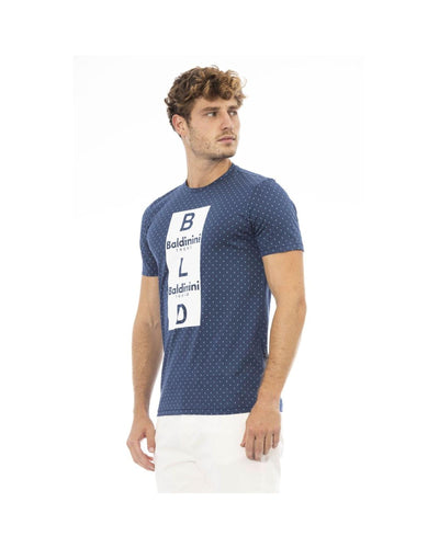 Baldinini Trend Men's Blue Cotton T-Shirt - M