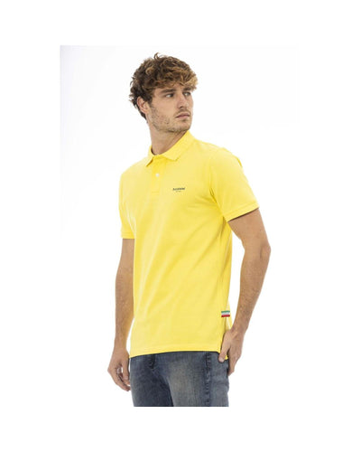 Baldinini Trend Men's Yellow Cotton Polo Shirt - L