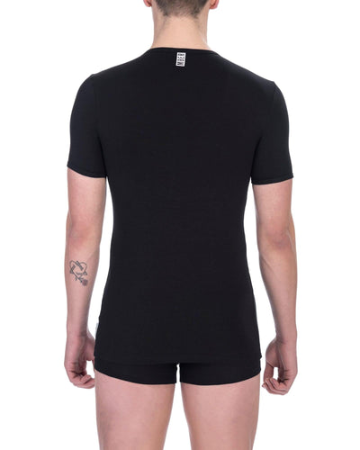 Bikkembergs Men's Black Cotton T-Shirt - XL