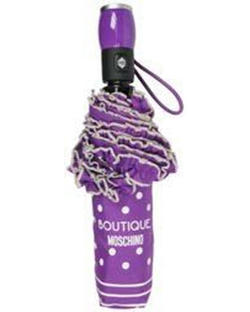 Polka Dots Umbrella with Automatic Opening and Closing by Moschino One Size Women