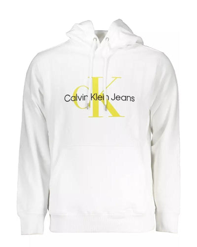 Calvin Klein Men's White Cotton Sweater - XL