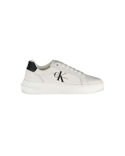 Calvin Klein Women's White Polyester Sneaker - 41 EU