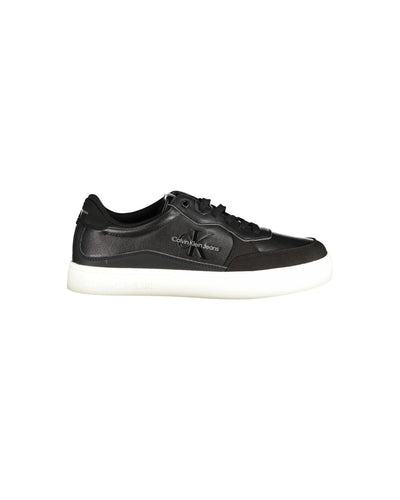 Calvin Klein Men's Black Polyester Sneaker - 43 EU