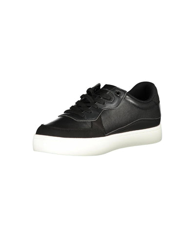 Calvin Klein Men's Black Polyester Sneaker - 43 EU