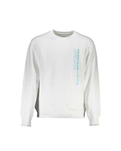 Calvin Klein Men's White Cotton Sweater - L