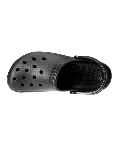 Crocs Lightweight Slip-On Clogs with Customizable Charms in Black - 7 US