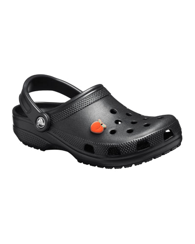 Crocs Lightweight Slip-On Clogs with Customizable Charms in Black - 7 US