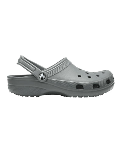 Crocs Lightweight Slip-On Clogs with Ventilation Ports in Slate Grey - 7 US