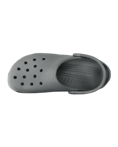 Crocs Lightweight Slip-On Clogs with Ventilation Ports in Slate Grey - 7 US