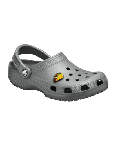 Crocs Lightweight Slip-On Clogs with Ventilation Ports in Slate Grey - 7 US