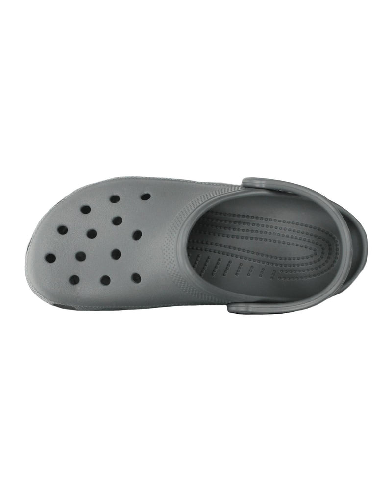 Crocs Lightweight Slip-On Clogs with Ventilation Ports in Slate Grey - 8 US