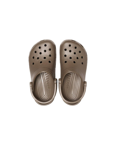 Crocs Lightweight Slip-On Clogs with Customizable Charm Options in Chocolate - 15 US