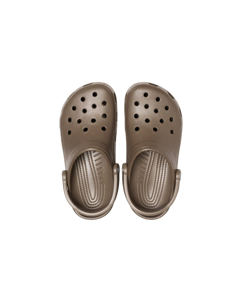 Crocs Lightweight Slip-On Clogs with Customizable Charm Options in Chocolate - 9 US