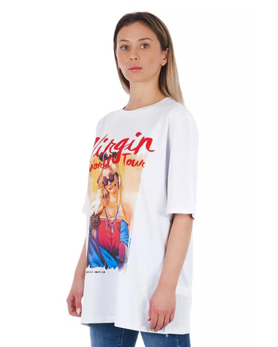 Oversized Print T-Shirt S Women