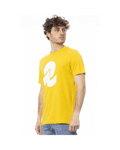 Invicta Men's Yellow Cotton T-Shirt - L