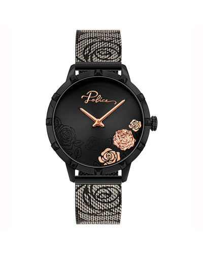 Police Women's Black  Watch - One Size