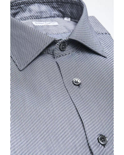 Robert Friedman Men's Blue Cotton Shirt - M