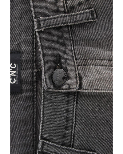 CNC Costume National Gray Straight Leg Jeans W28 US Women