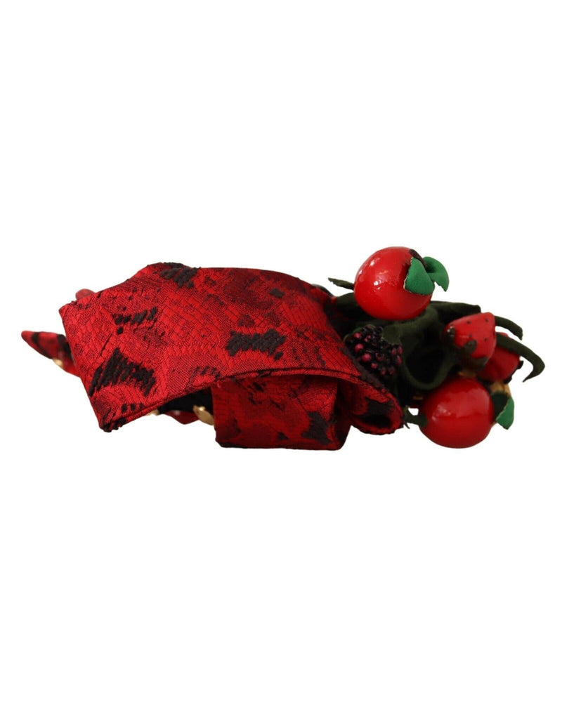 Berry Fruit Crystal Embellished Diadem Headband One Size Women