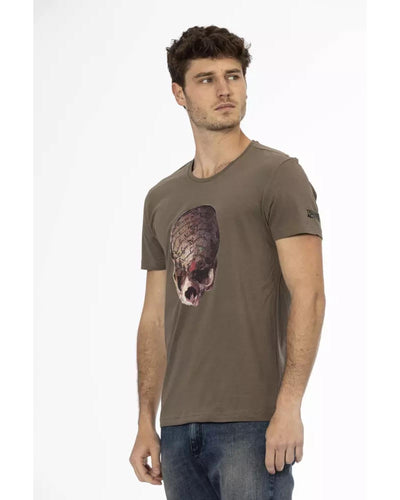 Short Sleeve T-shirt with Front Print XL Men