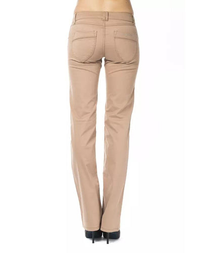 Ungaro Fever Women's Beige Cotton Jeans & Pant - W30 US