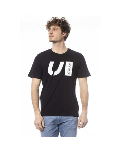 Ungaro Sport Men's Sleek Ungaro Crew Neck Logo Tee - XL